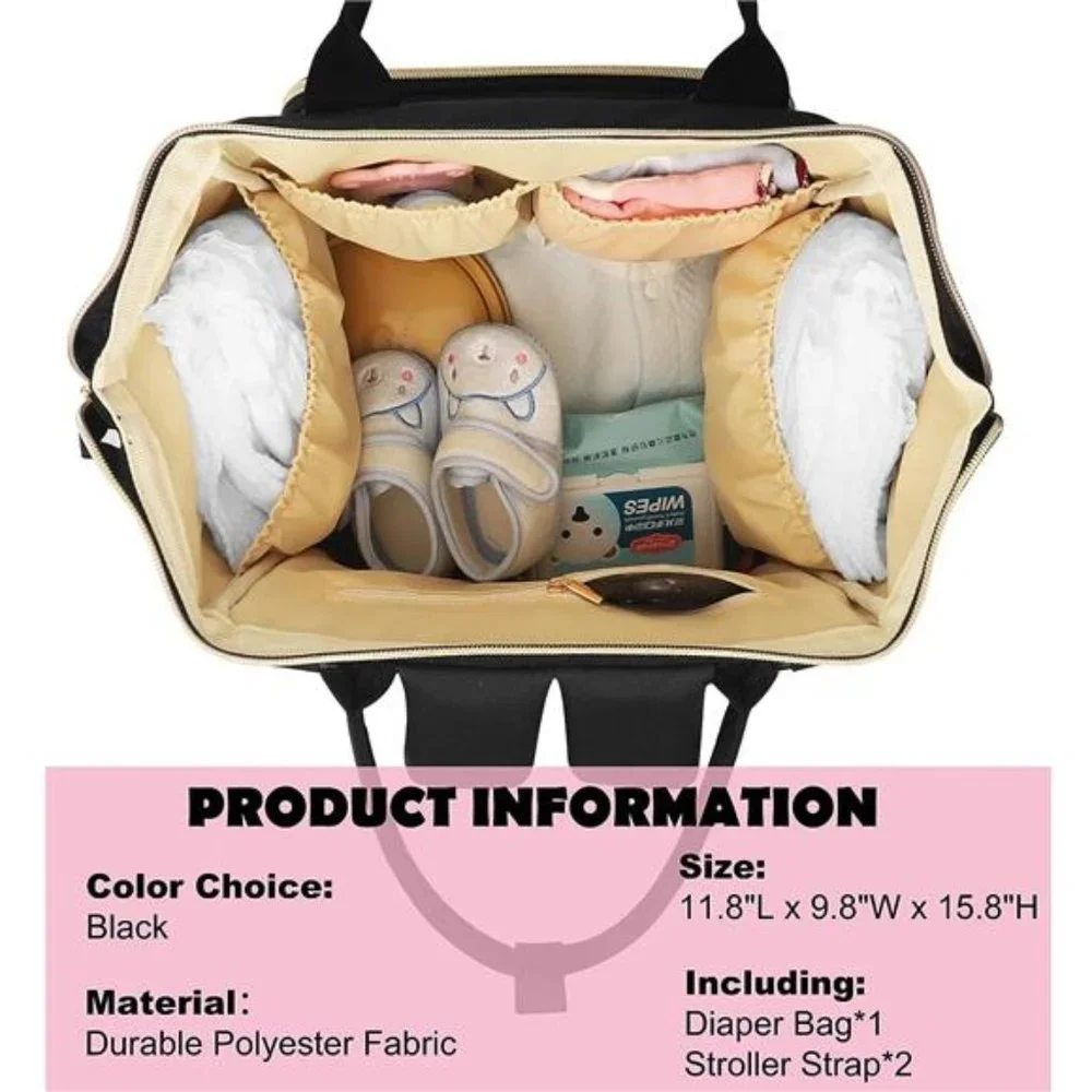 NEW Diaper Bag Backpack Maternity Nappy Baby Bag for Girls & Boys